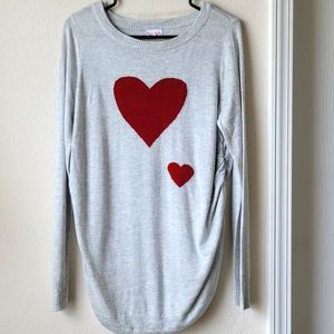 Isabel Maternity Heart Sweater